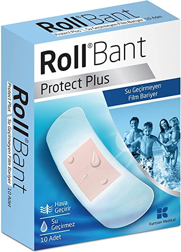 6. Roll Bant Protect Plus 10'lu Yara Bandı