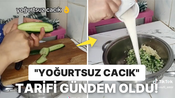 "Yoğurtsuz Cacık" Tarifiyle Hepimizin Son Beyin Hücresini Yakan Kullanıcıya Gelen Birbirinden Komik Yorumlar!