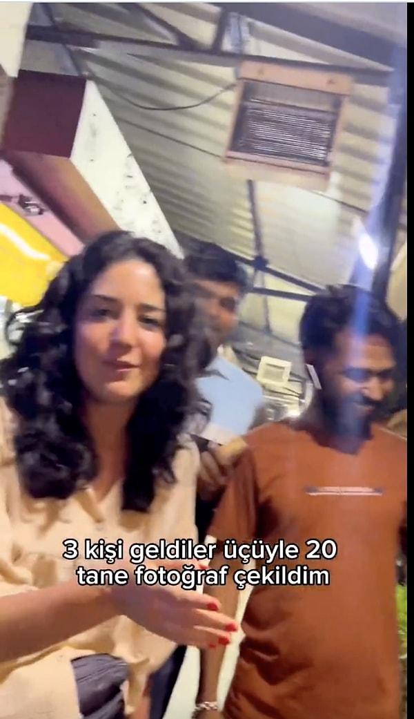 Şimdi de Nida Özgün isimli genç gezgin kadın Hindistan'da çektiği videoyla gündem oldu. Videoda 'ünlü gibiyim' diyerek Hindistanlı erkeklerin kendisiyle fotoğraf çektirmek istediklerini, bu nedenle de para istediğini söyleyen genç kadının videosu olay oldu.