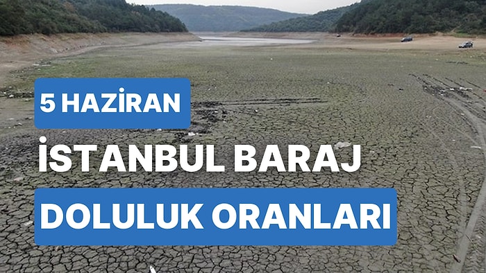 5 Haziran Pazartesi İstanbul Baraj Doluluk Oranlarında Son Durum: İstanbul’da Barajların Yüzde Kaçı Dolu?