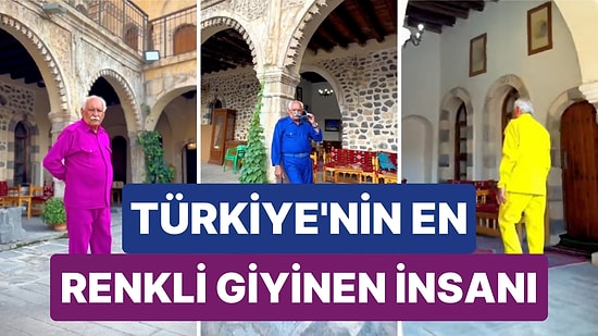 Türkiye'nin En Renkli Giyinen İnsanı Aziz Serim'den Rengarenk Kombinleriyle Rengarenk Video