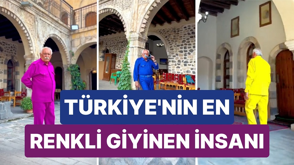 Türkiye'nin En Renkli Giyinen İnsanı Aziz Serim'den Rengarenk Kombinleriyle Rengarenk Video