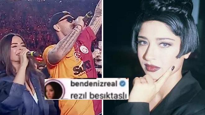 Galatasaray Şampiyonluğunu İcardi ile Şarkı Söyleyerek Kutlayan Simge'ye Bendeniz'den Sert Sözler