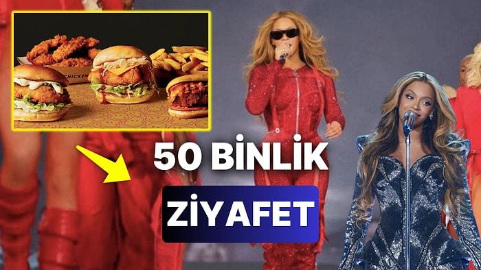 Yediği Önünde Yemediği Arkasında Olan Beyonce'den Turne Ekibine 50 Binlik Yemek Kıyağı