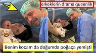 Eşinin Doğumuna Giren Taze Babanın Kan Ter İçindeki Komik Hali Gündem Oldu