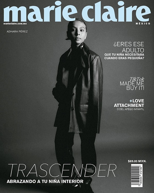 В 11 лет Адхара уже вошла в список 100 самых влиятельных мексиканских женщин Forbes и была на обложке мексиканского издания Marie Claire за апрель 2023 года