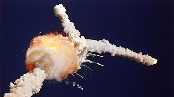 9. "Challenger felaketinin fotoğrafı..."