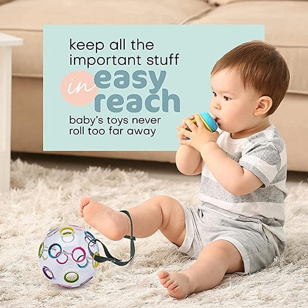 10. Bebeğinizin emziklerini ve oyuncaklarını bebek arabasından veya araba koltuğundan fırlatmasını engelleyecek olan oyuncak askı seti.