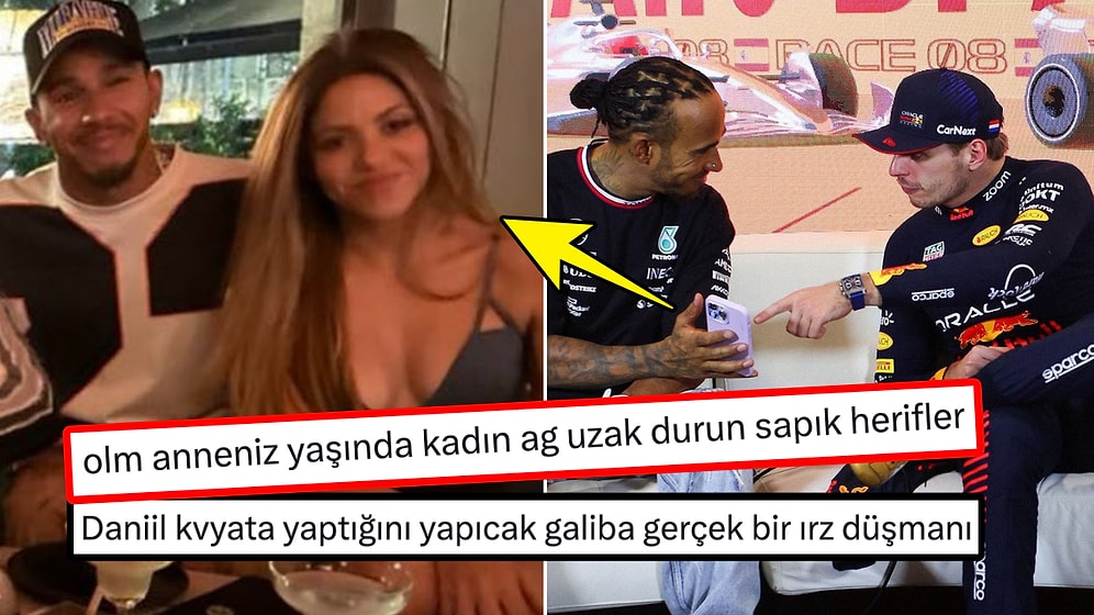 Max Verstappen, Hamilton ile Flörtleşen Shakira'yı Takibe Almasıyla Sosyal Medyanın Diline Düştü