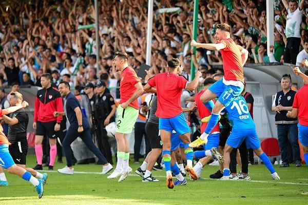 Play-off'un ikinci turunda Eyüpspor ile eşleşen Bodrumspor, deplasmanda 1-0 yenildiği maçın rövanşında ise 2-0 galip gelerek finale yükseldi.