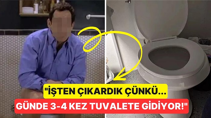 Her Gün 6 Saatini Tuvalette Geçiren Adamın İşten Çıkarılması Tartışma Yarattı: "Günde 3-4 Kez Gidiyordu..."