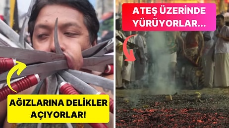 Her Yıl Milyonlarca İnsanı Dehşete Düşüren Tayland'ın En Büyük Vejetaryen Festivali!