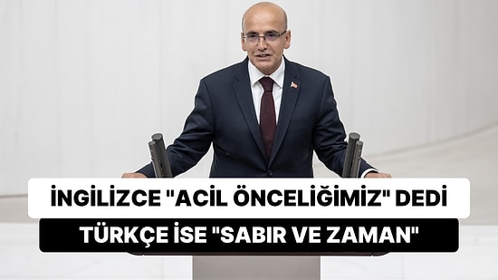 Mehmet Şimşek'ten Önce İngilizce Sonra Türkçe Tweet!