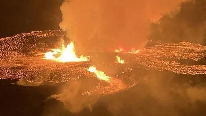 Bir Bu Eksikti: Kilauea Yanardağı Faaliyete Geçti