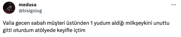 7. Dolaylı yoldan müşteriyle öpüşmüş oldun gerçekten değdi mi??