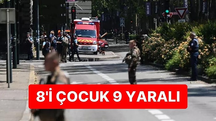 Fransa'da Çocuklara Bıçaklı Saldırı: 8'i Çocuk 9 Kişi Yaralandı