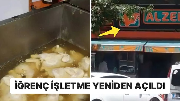 Çamaşır Sulu Tavuk Yedirmişlerdi: İşletme Yeniden Açıldı