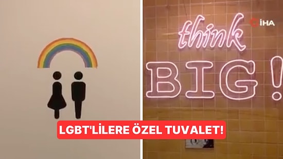 Şişli'deki Kanyon Alışveriş Merkezi'nde LGBTİ'ler İçin Ayrı Bir Tuvalet Yapıldı
