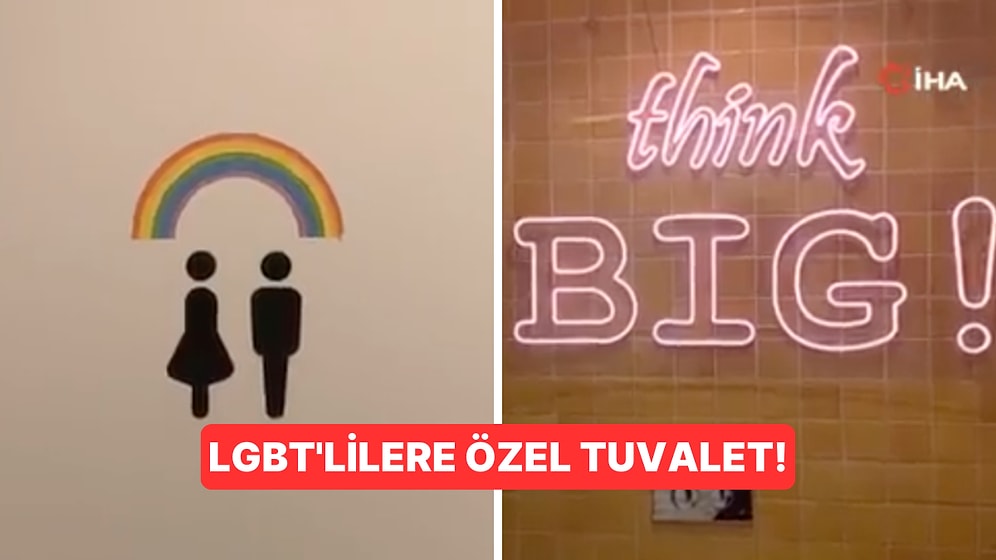 Şişli'deki Kanyon Alışveriş Merkezi'nde LGBTİ'ler İçin Ayrı Bir Tuvalet Yapıldı