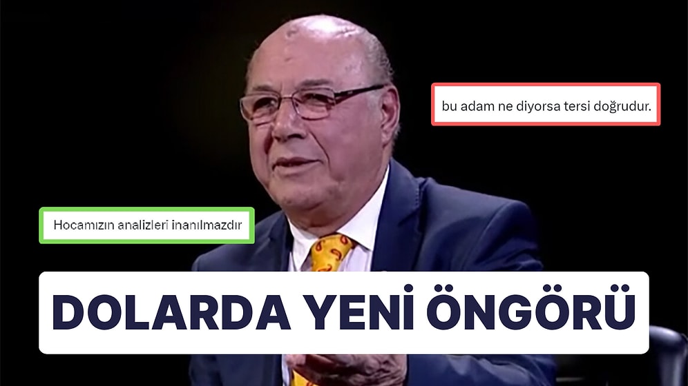 'Şakkadanak' Dolar Müdahalesiyle Tanınan Ekonomist Necmettin Batırel'den Yeni Dolar Öngörüsü