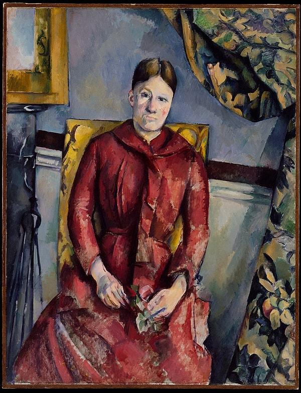 Madam Cezanne'in Kırmızı Elbiseli Portresi, 1888-1890