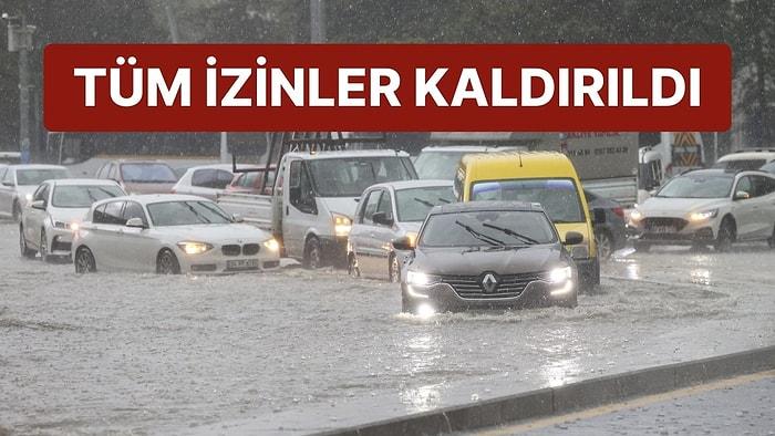 Meteoroloji'nin Uyarısının Ardından Ankara'da Yağmur Alarmı: Tüm İzinler Kaldırıldı
