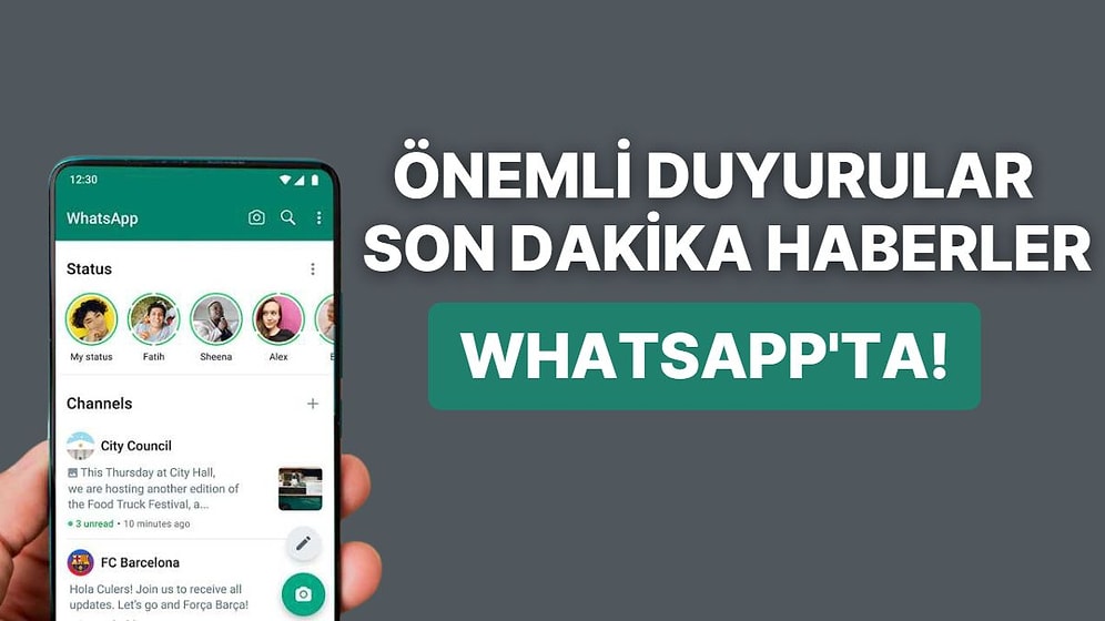 Artık Belediye Duyurularını ve Önemli Haberleri de WhatsApp'tan Okuyacaksınız: "Kanallar" Özelliği Duyuruldu!