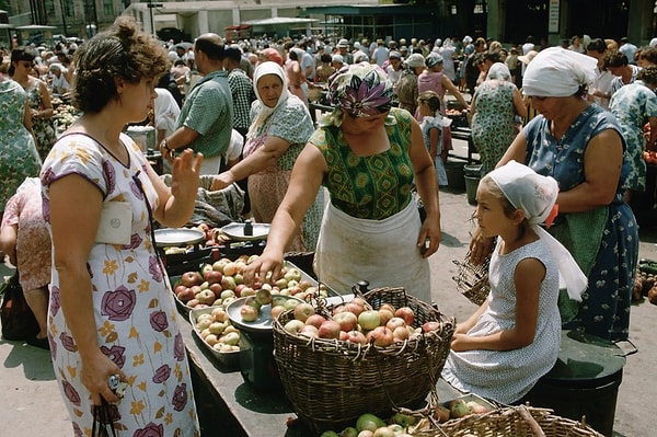19. Торговля на Старом базаре (Центральном рынке), Ростов-на-Дону, 1966-1968гг.