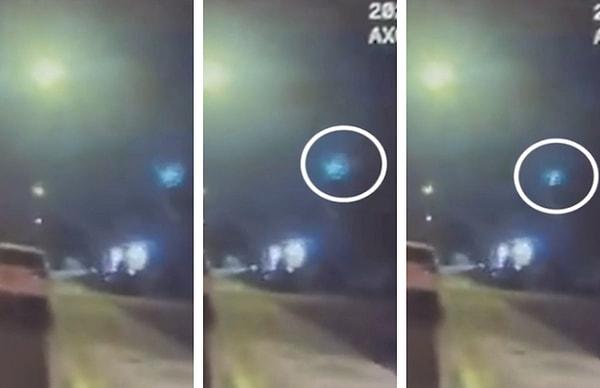 Las Vegas polis departmanının 23.50 sularında kameraya aldığı ve parlaklığı Utah ve Kaliforniya'dan bile gözüktüğü söylenen UFO gündem oldu.