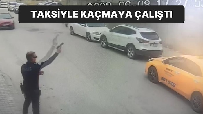 Taksiyle Kaçmak İsteyen Zanlı Vurularak Durduruldu