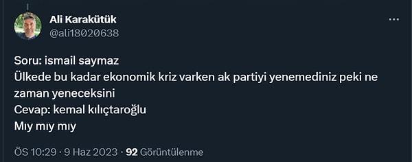 İsmail Saymaz’ın ‘ısrarlı’ soruları ve Kemal Kılıçdaroğlu’nun cevapları ise sosyal medyada en çok konuşulan konulardan oldu 👇