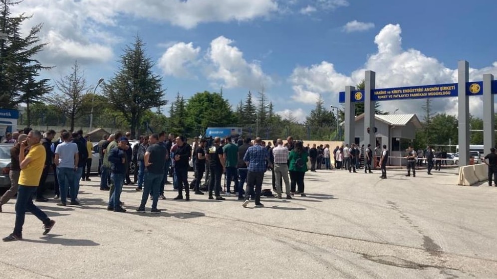 Ankara’da Roket ve Patlayıcı Fabrikasında Patlama Meydana Geldi
