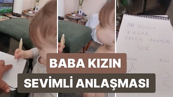 Minik Kızıyla 30 Yaşına Kadar Erkek Arkadaşı Olmayacağına Dair Anlaşma İmzalayan Baba