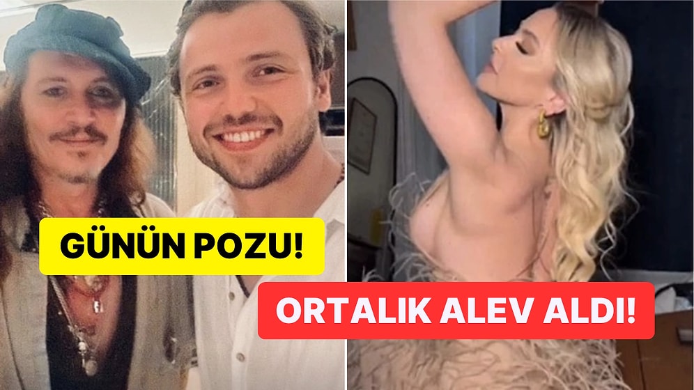 Tolga Sarıtaş ile Johnny Deep'ten Hadise'ye Bugün Ünlülerin Dikkat Çeken Instagram Paylaşımları (10 Haziran)