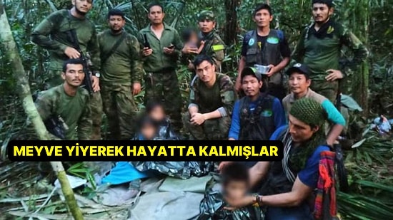 Mucize Olarak Duyuruldu: 40 Gün Önce Düşen Uçaktan Kurtulan 4 Çocuk Ormanda Bulundu