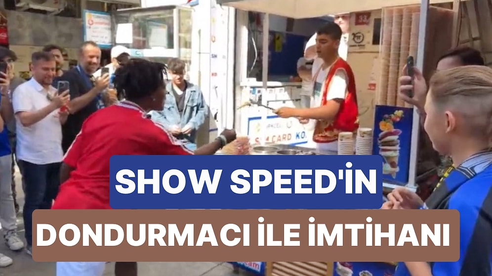Dünyaca Ünlü Yayıncı Show Speed Maraş Dondurmacısıyla Mücadele Ederken Resmen Sinir Krizi Geçirdi