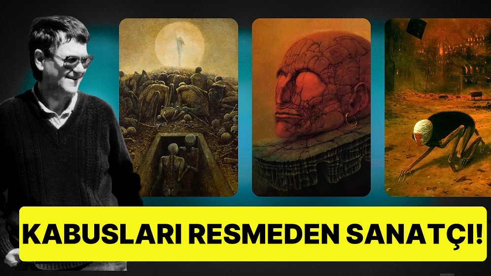 Polonyalı Sanatçı Zdzislaw Beksinski'nin Eserleri En Kötü Kabuslarınıza Girecek!