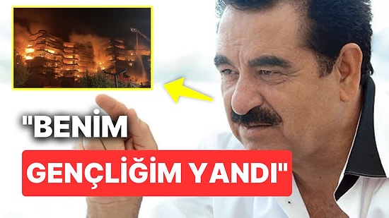 İzmir'deki Evi Cayır Cayır Yanan İbrahim Tatlıses'ten Site Sahiplerine Yürek Burkan Yakarış