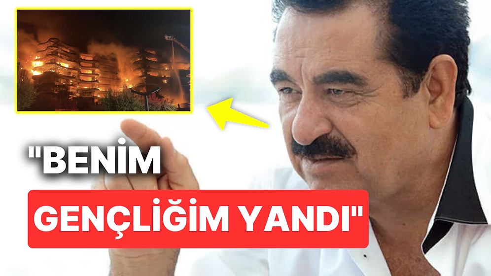 İzmir'deki Evi Cayır Cayır Yanan İbrahim Tatlıses'ten Site Sahiplerine Yürek Burkan Yakarış
