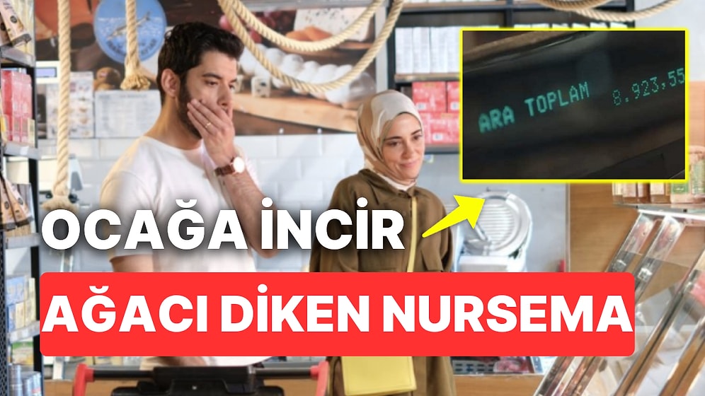 Kızılcık Şerbeti Nursema'nın Asgari Ücretten Bihaber Yaptığı Market Alışverişi Sosyal Medyada Dillere Düştü