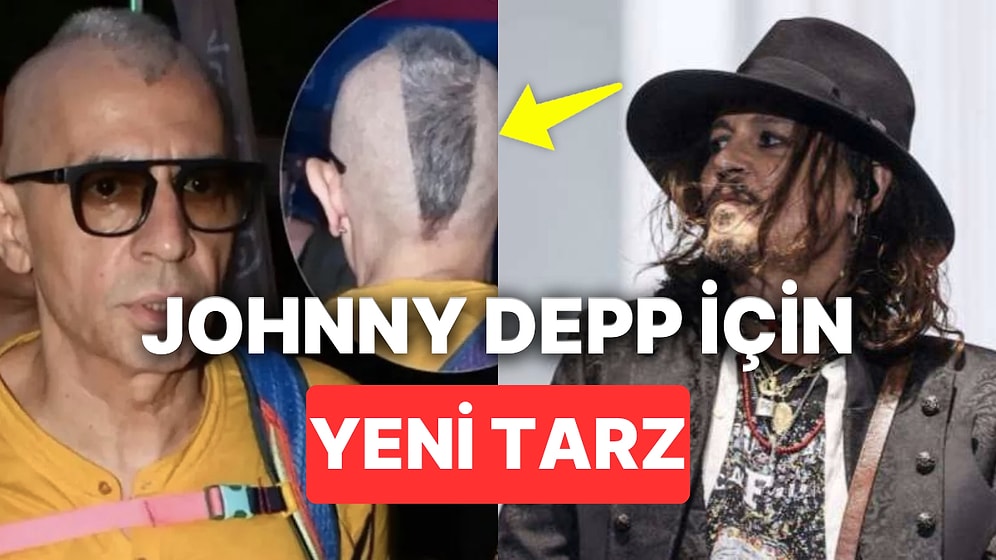 Okan Bayülgen'in Johnny Depp Konserine Gitmek İçin Oluşturduğu Yeni Tarzı Beklenmedik Oldu