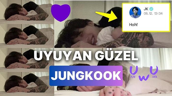 6 Milyon ARMY BTS'in Küçük Prensi Jeon Jungkook'u Uykusunda İzlemek İçin 21 Dakika Canlı Yayında Bekledi