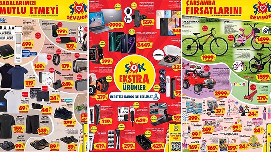 Babalar Günü'ne Özel Hediyeler ŞOK'ta! 14 Haziran 2023 ŞOK Aktüel Ürünler Kataloğu