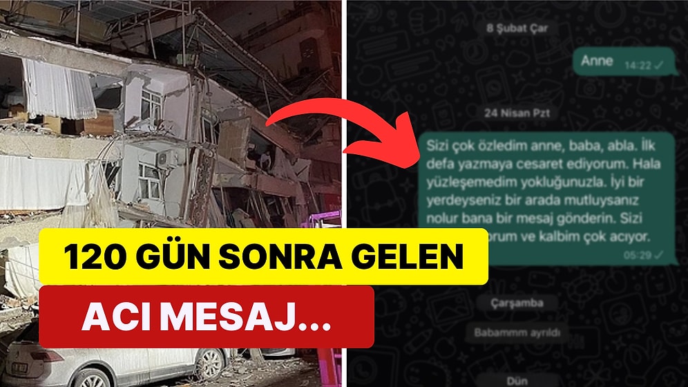Depremde Yakınlarını Kaybedenlere WhatsApp'ten Gelen Bildirim Yüreklerimizi Paramparça Etti!