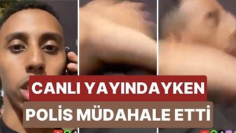 Kadınların Videolarını Çektiği İddia Edilen Somalili Bir Gence Polis Yayın Esnasında Sert Müdahalede Bulundu