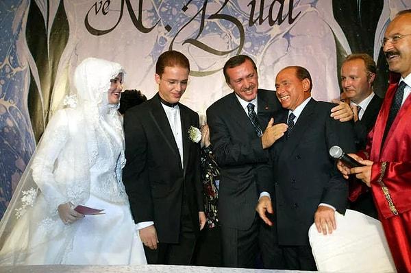 Berlusconi, Bilal Erdoğan'ın düğününde şahitlik yapmıştı...