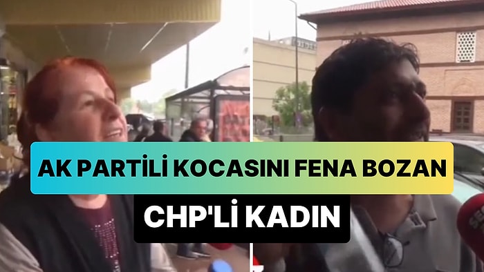 Hükümeti Savunan AK Partili Kocasını 'Herkesin Arabası Var' Sözleri Üzerinden Fena Bozan CHP'li Kadın