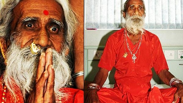 3. Hindistan'da yaşayan Prahlad Jani isimli bir adam, 1940'tan beri hiçbir şey yiyip içmeden yaşadığını iddia etti.