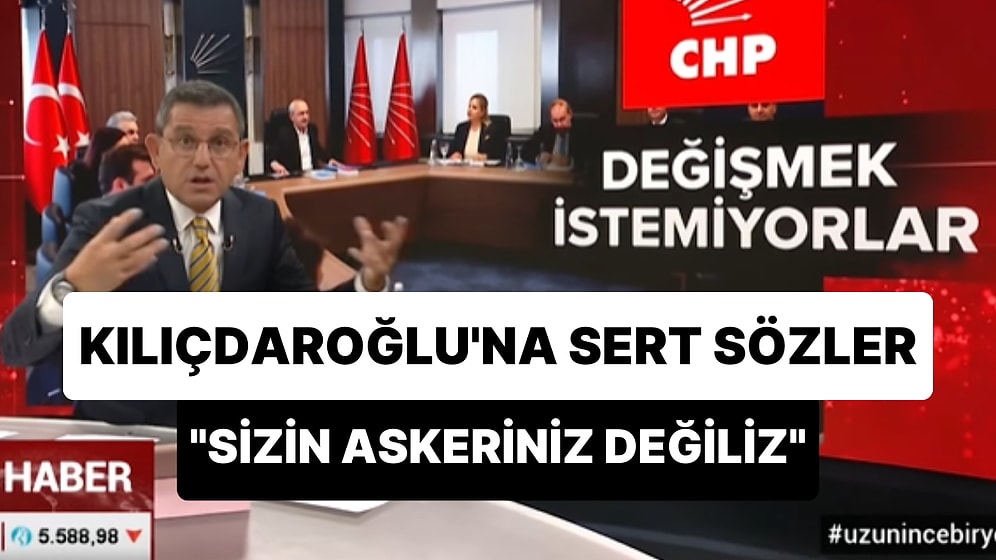 Portakal'dan Kılıçdaroğlu'na: 'Biz Sizin Askeriniz Değiliz, O Koltukta Oturmamanız İçin Mücadele Vereceğim'