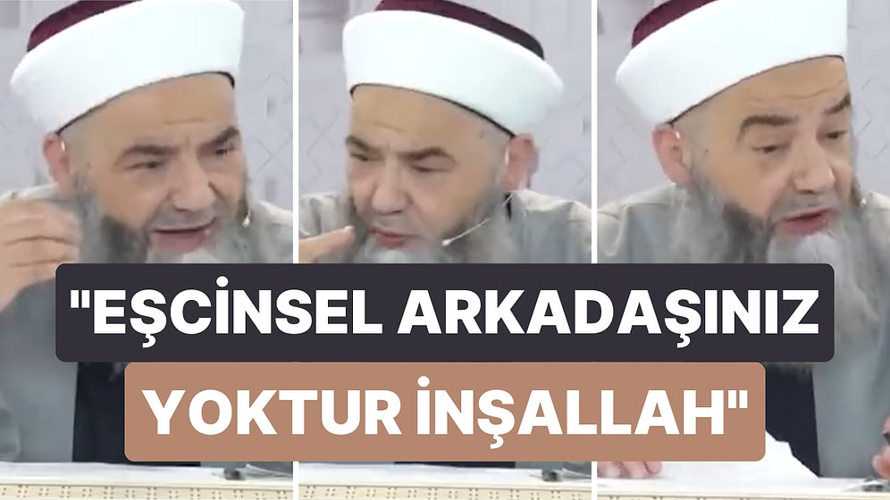 Cübbeli Ahmet Hoca Yine Eşcinseller Hakkında Konuştu: "Eşcinsel Arkadaşınız Yoktur İnşallah!"